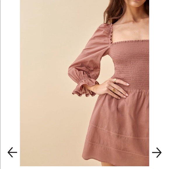 🤩 Reformation Dunes Dress sz4 - Picture 4 of 12